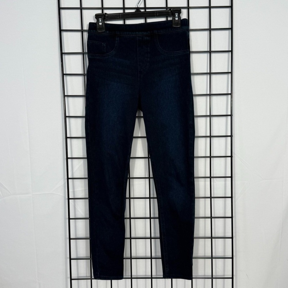 Spanx Jean-ish Ankle‎ Jeggings Womens S Small Blue Stretch Slimming Fall Casual